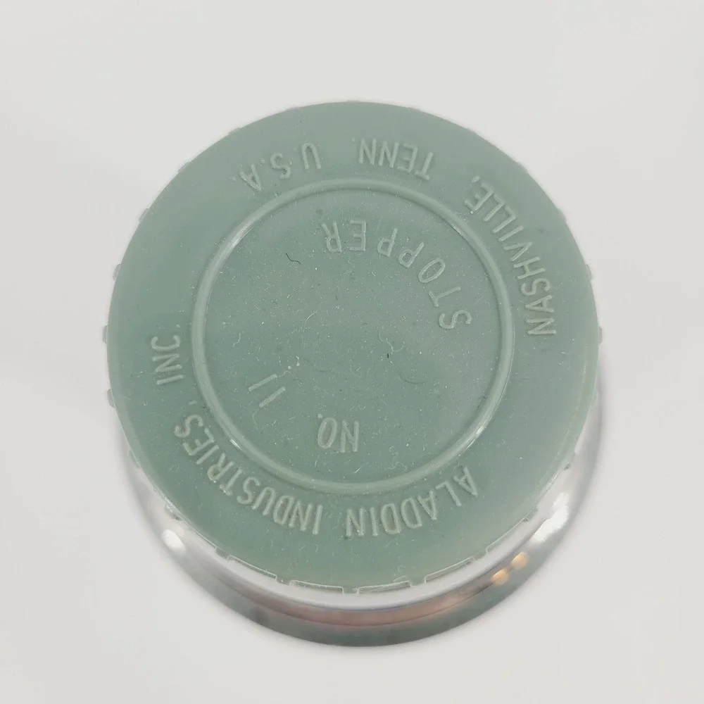 Vintage Aladdin Stanley 1 Quart Thermos Made in USA Hammertone Green - Picture 5 of 8
